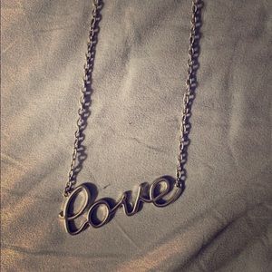“love” necklace